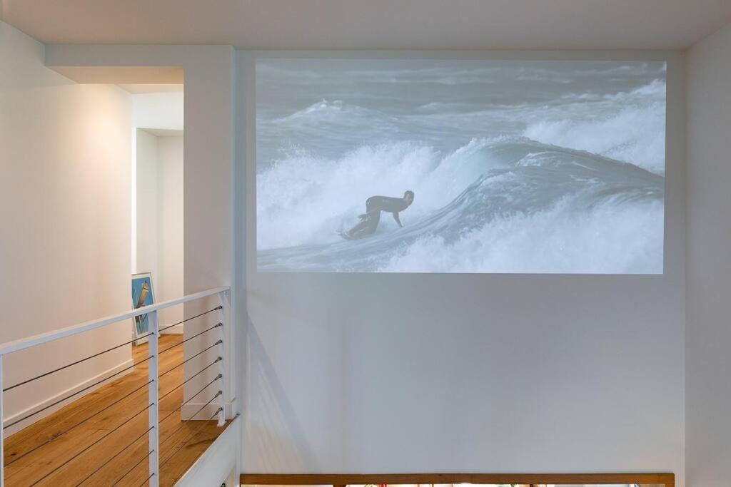 Beautiful Beach House In Front Of The Ocean Biarritz Exterior foto